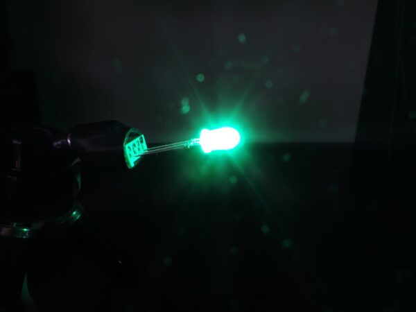 Dioda led 5mm dwukolorowa czerw-ziel dyfuzyjna zielony